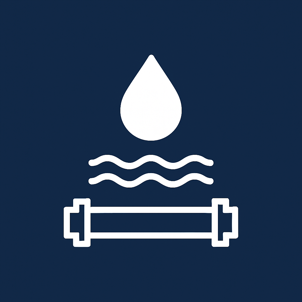 Icon representing water and sanitation sector